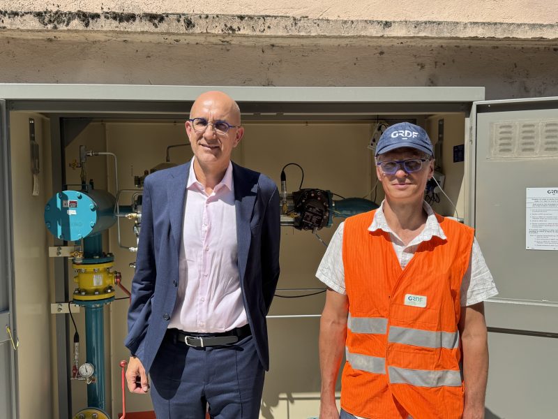 Le gaz vert isérois arrive à Grenoble grâce à un dispositif de connexion inédit entre GRDF et GreenAlp