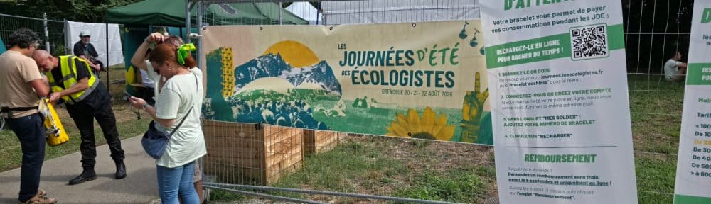 Journées d'été des Écologistes 2026. © Joël Kermabon - Place Gre'net