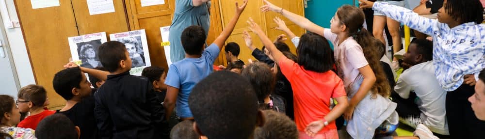 Rentrée des classes à l'école Flaubert de Grenoble. © Auriane Poillet - Ville de Grenoble