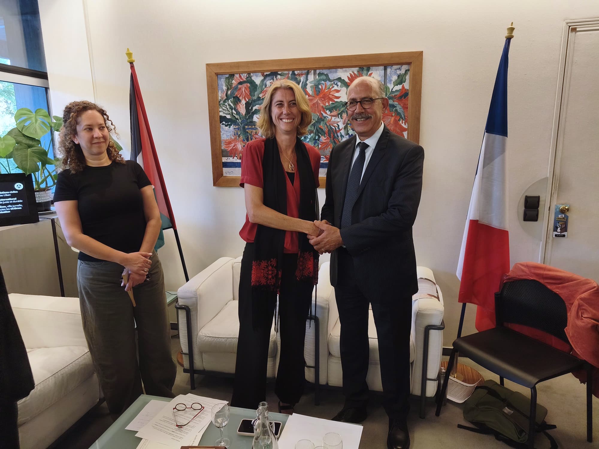 Une délégation de Bethléem reçue à Grenoble... et bientôt un déplacement de Laurence Ruffin en Palestine ?
