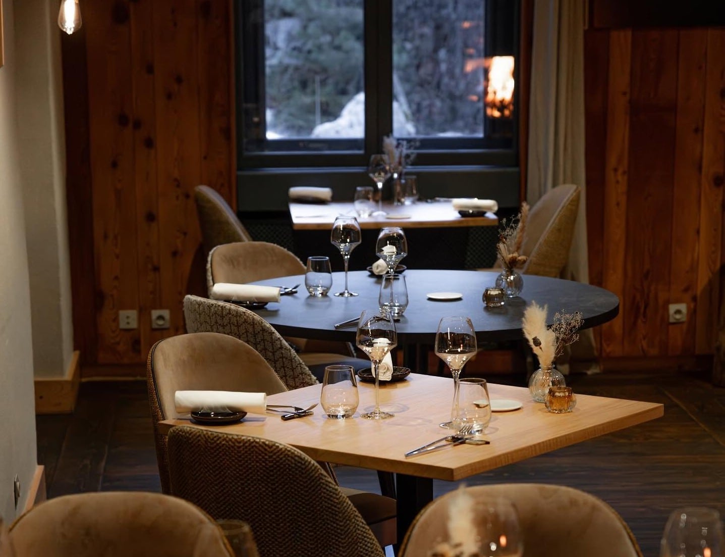 Au sein du restaurant Astérales de Corrençon, mené par le chef Ludovic Nardozza. © Astérales - Facebook