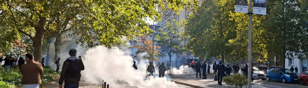 Manifestation du 22 octobre 2026 à Grenoble. DR