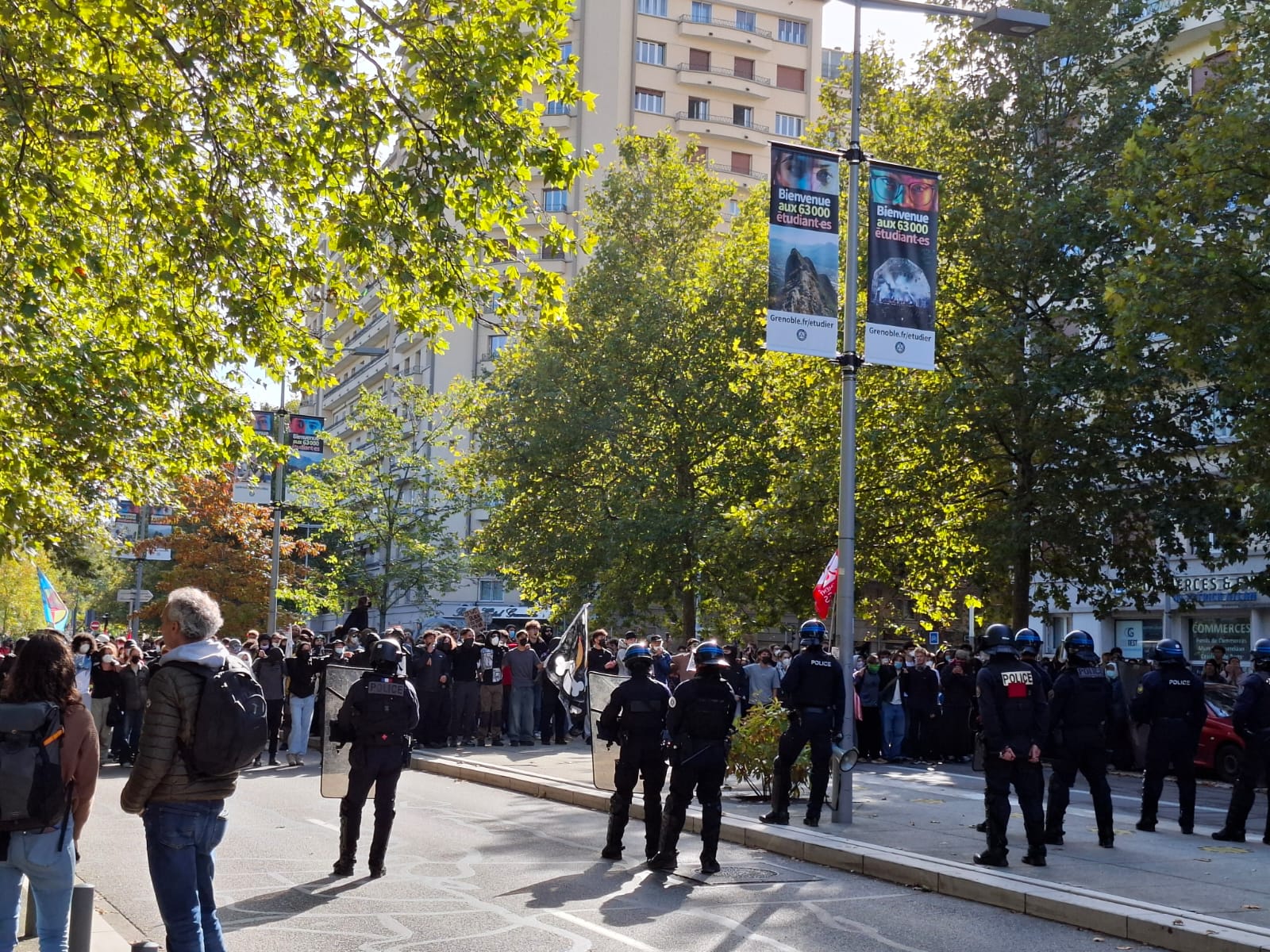 Manifestation du 22 octobre 2026 à Grenoble. DR