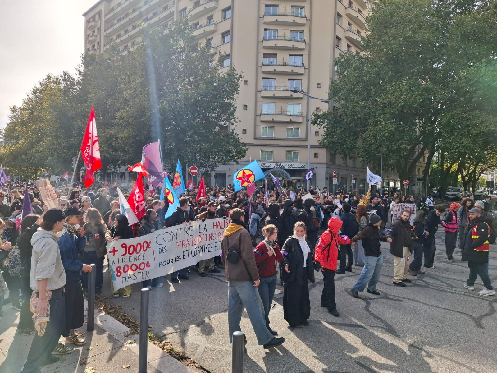 Manifestation du 22 octobre 2026 à Grenoble. DR