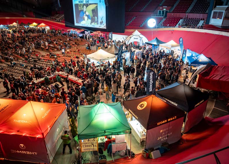Les Rencontre ciné montagne accueilleront un village partenaire au Palais des sports. © Auriane Poillet - Ville de Grenoble