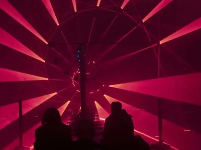Cette nouvelle édition commencera donc samedi 6 avril à l’Hexagone avec l’installation lumière, Ataraxie. ©Collectif Coin
