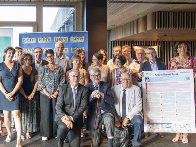 De nouveaux signataires de la charte Romain-Jacob dédiée au handicap, sous l'égide de la CPAM et du Département