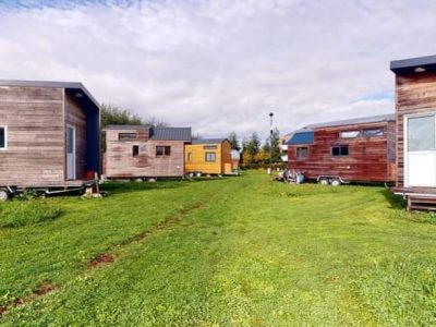 Le Ty village de Saint Brieuc en Bretagne est l'un des tout premiers hameaux de tiny houses (maisons minuscules, habitats légers) de France DR