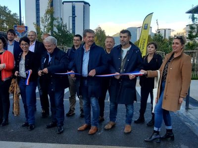L'allée Elisa Deroche, à Echirolles, a été inaugurée le 8 octobre 2024. ©Morgane Poulet - Place Gre'net