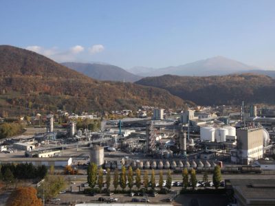 Vue de l'usine Arkema Jarrie. © Anne Guillet-Caillot