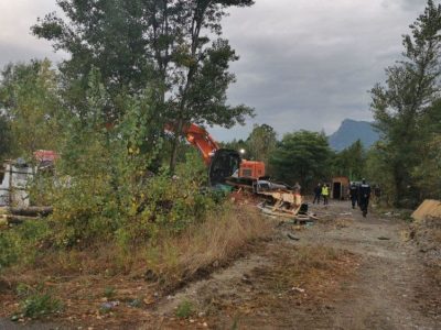 À Fontaine, évacuation "dans le calme" du campement rue Joseph-Bertoin mercredi 15 septembre