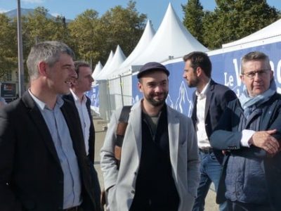 Conference de presse etoile ferrioviaire de veynes elus 14 octobre 2019 Une