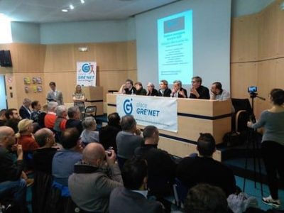 Debat Place Gre'net municipales Grenoble UNE