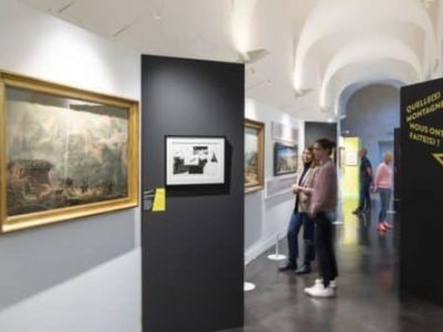 Derrière la montagne, la face cachée du tableau au Couvent Sainte-Cécile ©Jean-Marc Blache pour le Fonds Glénat