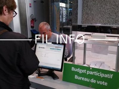 FIL INFO Bureau de vote à l'hôtel de Ville de Grenoble pour le budget participatif 2018 © Séverine Cattiaux - Place Gre'net