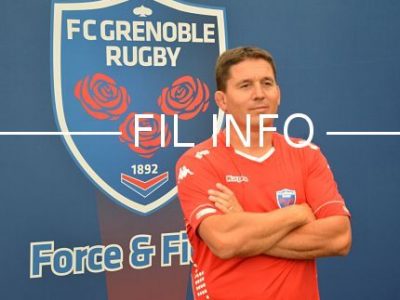 Sylvain Begon redevient entraîneur des avants du FCG 12 juin 2019. © Archive Laurent Genin