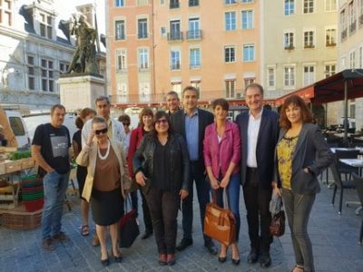Philippe de Longevialle, Marie-Claire Nepi et Franck Trouilloud ont lancé samedi 14 octobre un collectif baptisé Grenoble Innove en vue des municipales 2020