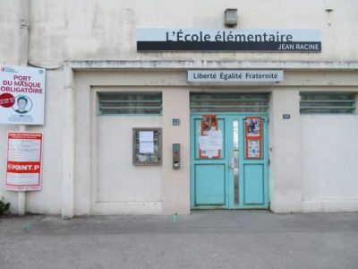 L'école Jean-Racine à Grenoble. © Tim Buisson – Place Gre’net