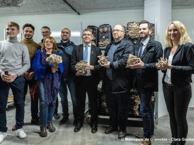 Champiloop inaugure sa champignonnière de Saint-Martin d'Hères, et vise une production mensuelle de 3 tonnes d'ici fin 2023
