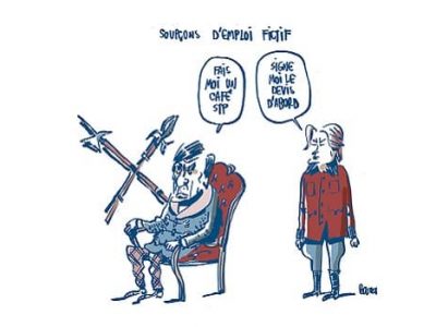 Fillon, dessin de Lara