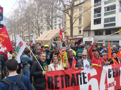 Nouvelle journée de mobilisation contre la réforme des retraites à Grenoble (et ailleurs) mardi 28 mars