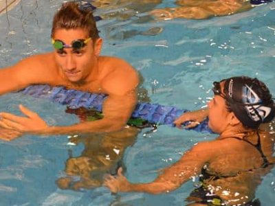 Avant l’Open des Alpes de natation les 4 et 5 novembre, zoom sur le NC Alp'38 qui permet à ses nageurs de s’inscrire dans un double projet sport et études.Deux membres du NC Alp'38 dont Jordan Pothain la tête d'affiche du club. © Laurent Genin