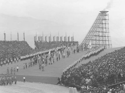 Cérémonie d'ouverture des Jeux Olympiques de 1968. © AMMG