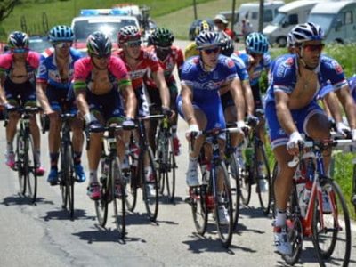 Les coureurs lors du critérium du Dauphiné 2014. © Laurent Genin