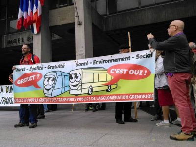 Le Collectif pour la gratuité des transports de Grenoble s'oppose à l'extension aux particuliers des zones à faible émission
