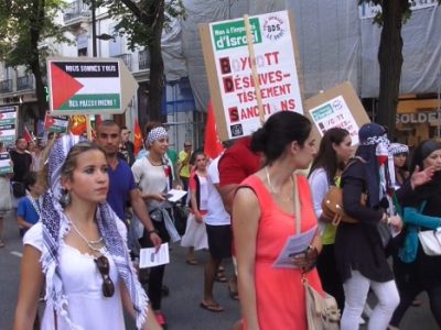 Rassemblement Palestine. © Joel Kermabon - placegrenet.fr