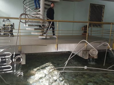 Site de captage de l'eau potable de Rochefort, près de Varces, lundi 20 mars 2023 © Séverine Cattiaux - Place Gre'net