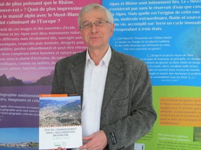 Jacques Wiart, auteur de l'ouvrage Etat de l'environnement dans l'agglomération grenobloise, aux éditions Campus ouvert. © Séverine Cattiaux - Place Gre'net