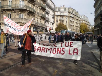 Hommage à Rémi Fraisse. © Joël Kermabon - Poace Gre'net