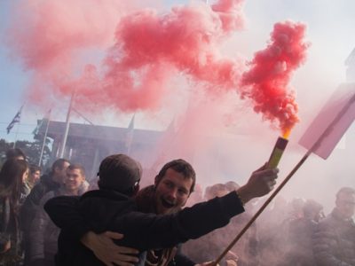 Manifestation contre la loi El Khomri, Grenoble, 17 mars 2016. © Yuliya Ruzhechka - placegrenet.fr