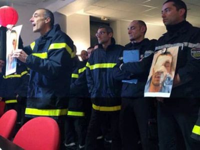 résistance des Sapeurs pompiers du Sdis 38 en conflit avec leur direction