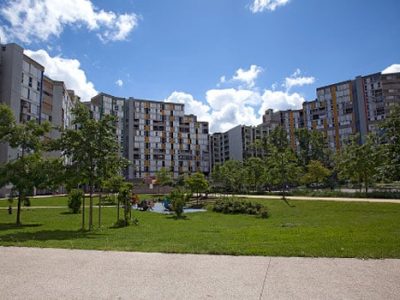 Quartier de la Villeneuve à Grenoble. DR