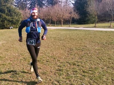 Guillaume Koudlansky de Lustrac, prouve que l'alimentation végane est compatible avec une activité sportive. © Joël Kermabon - Place Gre'net