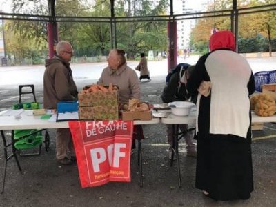Vente solidaire fruits et legumes UNE