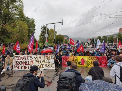 Mouvement des lycéens (et des étudiants) : plusieurs milliers de personnes ont de nouveau manifesté dans les rues de Grenoble