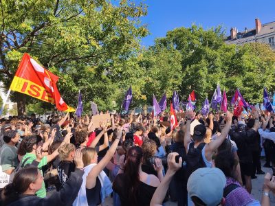 La manifestation des lycéens du 6 octobre, soutenue par les syndicats, a fait le plein dans les rues de Grenoble