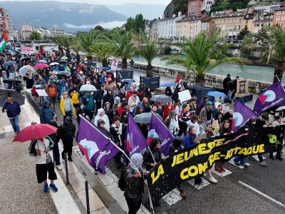 Bloquons tout : manifestation du 13 septembre 2025 à Grenoble. © Joël Kermabon - Place Gre'net