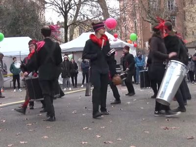 Le Noël de la rue de retour au Jardin de Ville de Grenoble en musique... et en fanfare