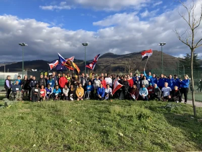 Le fond de dotation Sésame et l’association Sport dans la ville ont organisé un évènement sportif solidaire, Rencontres en Jeux, à Grenoble Tennis, mercredi 6 mars 2024. ©Anouk Dimitriou